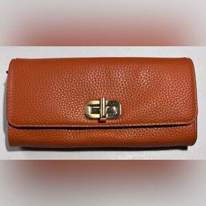 Orange Michael Kors Wallet
